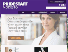 Tablet Screenshot of modestostaffingagency.com